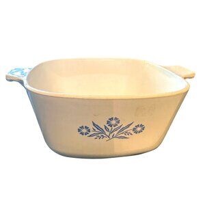 Corning Ware Blue Cornflower 1-3/4 Qt Casserole Dish No lid‎